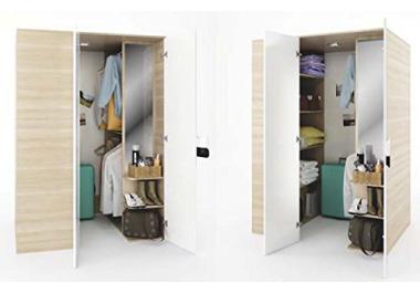 Cabina armadio angolare