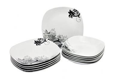 Servizio piatti quadrati