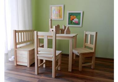 Tavolo e sedie per bambini